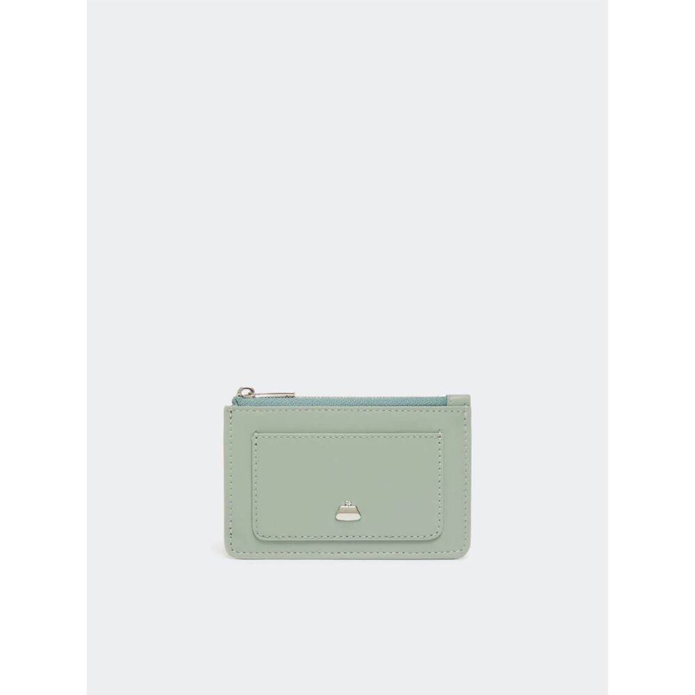 NEW WEEKEND MAX MARA women's trafoi wallet in sage green